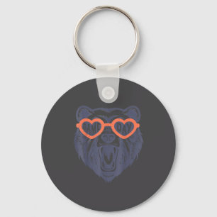 Game Day Bear  Key Ring