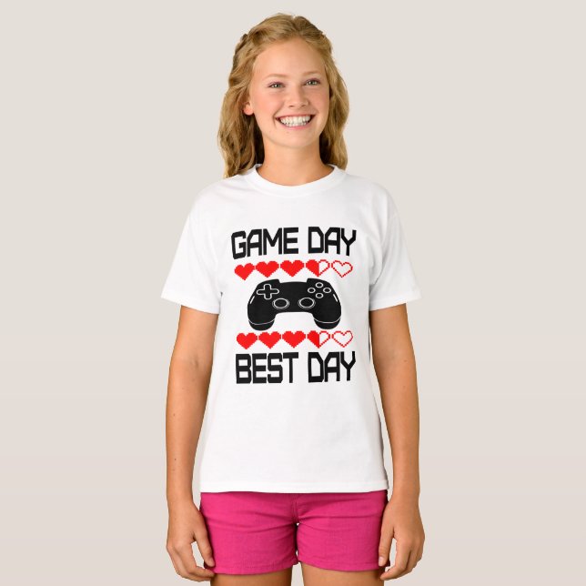 Game Day Best Day   T-Shirt (Front Full)