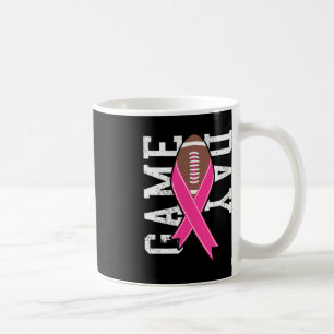 Game Day - Breast Cancer Awareness Pink Football R Coffee Mug