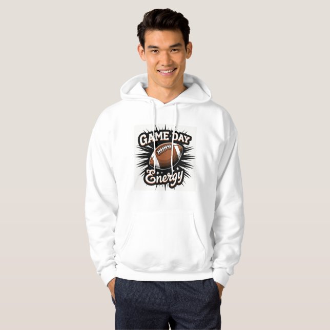Game Day Energy Football Hoodie (Front Full)