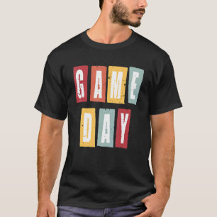 Game Day Football Baseball Men Women Team Sports T-Shirt