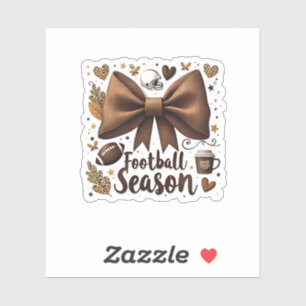Game Day Football Bow Coquette Football Season