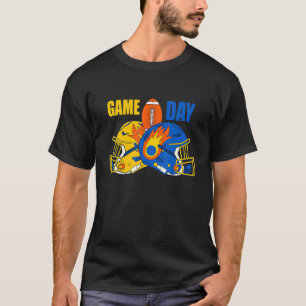 Game Day Football Football Football Mom Life T-Shirt