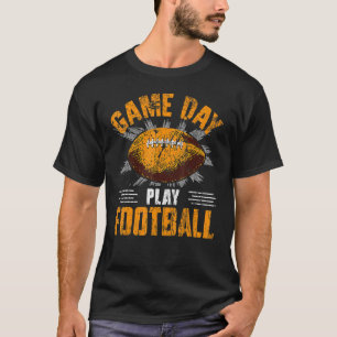 Game Day Football Men Women Team Sports Vintage 2 T-Shirt