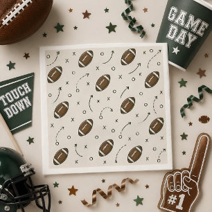 Game Day Football Napkin