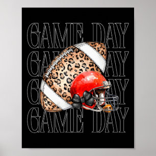 Game Day Football  Poster