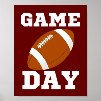 Game day football  poster