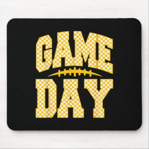 Game Day Football Season Football Mama Girl Blue G Mouse Pad