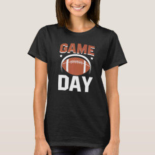 GAME DAY FOOTBALL Season Men Women Team Sports Vi T-Shirt