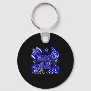 Game Day Football Touchdown Season Girly Team Srit Key Ring