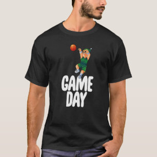 Game Day Gnome  Basketball Game Celebration Women  T-Shirt