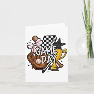Game Day Mama Bysebyll Mum For Women Girl Kid  Card