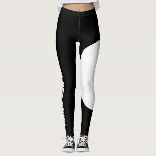 Game Day Pet Mum Black Activewear Custom Sports Leggings