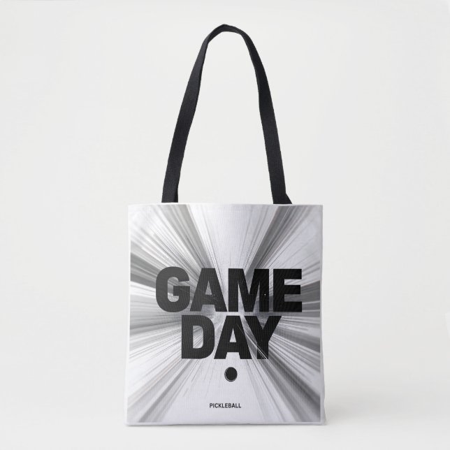 Game Day Pickleball Shoulder Tote Bag | Minimal Sp (Front)