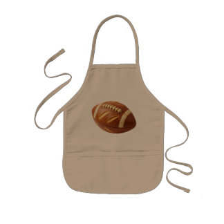 Game Day Pretzel Football Food Art bread Kids Apron