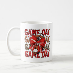 Game Day Red Football Shirt – Bold & Comfortable Coffee Mug