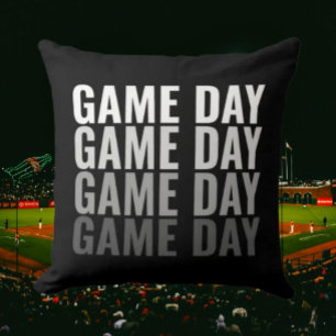 “Game Day Repeat” Bold Throw Pillow