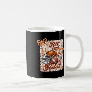 Game Day Retro Touchdown Season Football Sister Au Coffee Mug