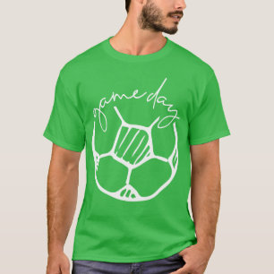 Game Day Soccer Ball Sports Game Ball Lover Men bo T-Shirt