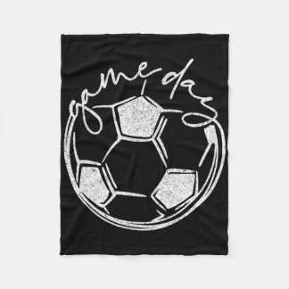 Game Day Soccer Byll Sports Men Women Kids Gifts  Fleece Blanket