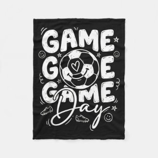 Game Day Soccer Fleece Blanket