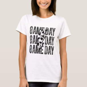 Game Day Soccer Lightning Bolt Soccer Mom Dad Boy T-Shirt