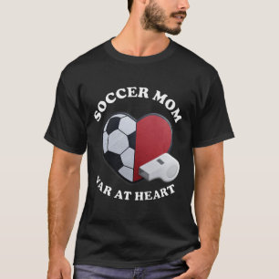 Game Day Soccer Mum – 3d Heart And Ll Design T-Shirt