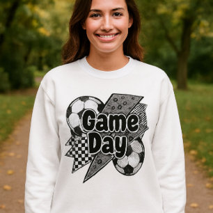 Game Day Soccer Shirt – Leopard Lightning & Ball