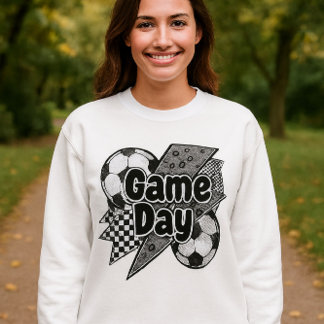 Game Day Soccer Shirt – Leopard Lightning & Ball