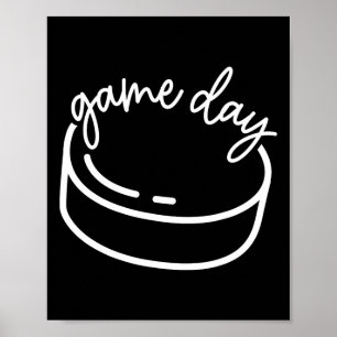 Game Day Sports Parent Hockey Mom Dad Hockey Fan S Poster