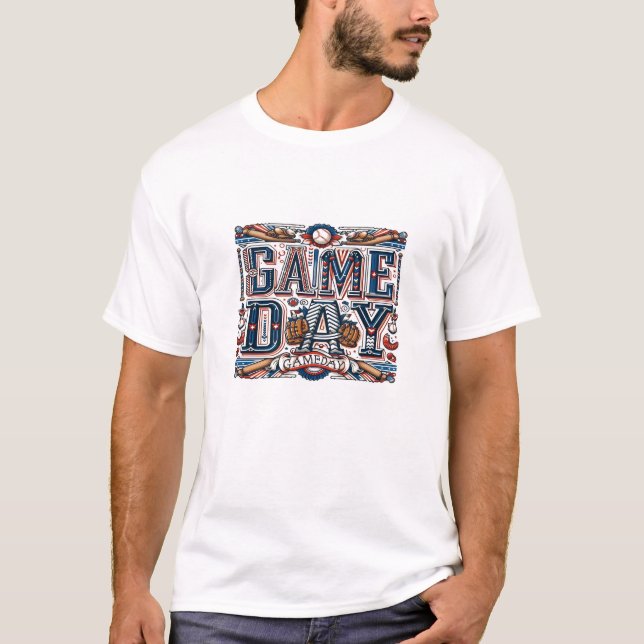 "GAME DAY" T-Shirt Design (Front)