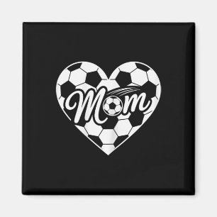 Game Day Team Sports Heart Mothers Day Soccer Mom  Magnet