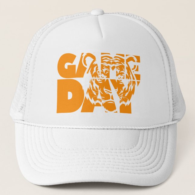 Game Day Tiger  Trucker Hat (Front)