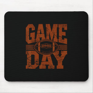 Game Day Touchdown American Footll Thanksgiving Vi Mouse Pad