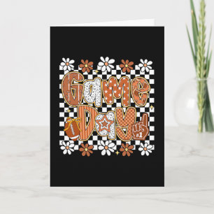 Game Day Touchdown American Footll Thanksgiving Wi Card