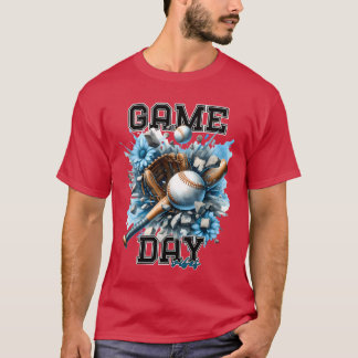 Game Day Vibes Baseball girl T-Shirt
