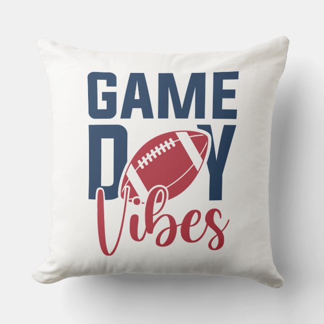 Game Day Vibes Cushion (Front)