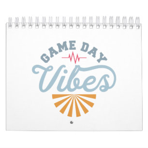 Game Day Vibes Sports For Girls Calendar