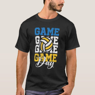 Game Day Volleyball Mom For Womens Game Day Vibes T-Shirt