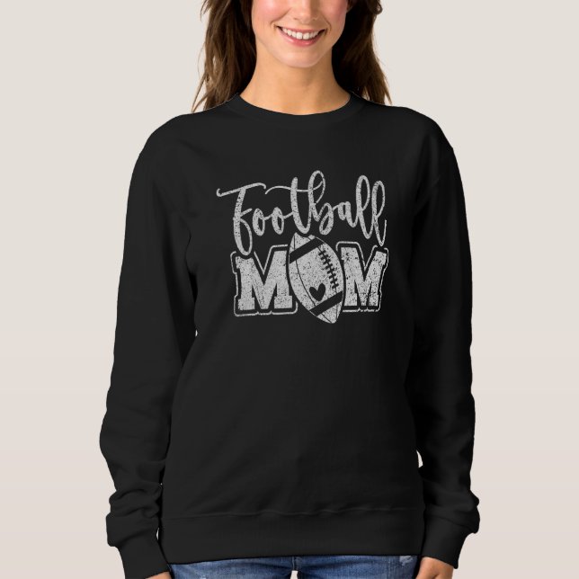 Game Day Youth or High School Football Mama Footba Sweatshirt (Front)