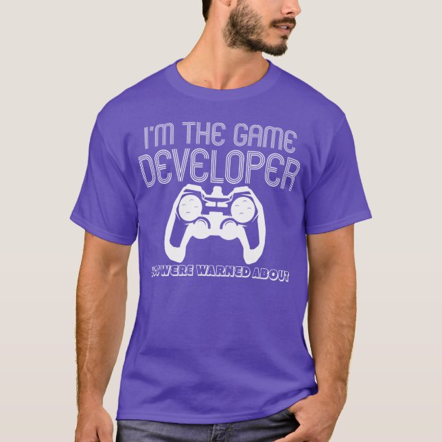 Game Developer Joke Coding Gameester Programmer fr T-Shirt (Front)