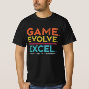 Game Evolve Excel T-Shirt