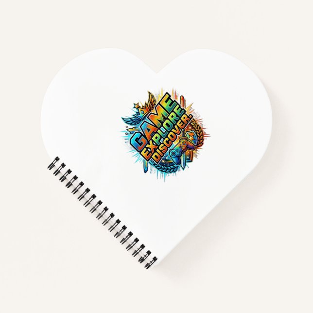 Game, Explore, Discover Notebook (Front)