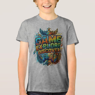 Game, Explore, Discover Tri-Blend Shirt