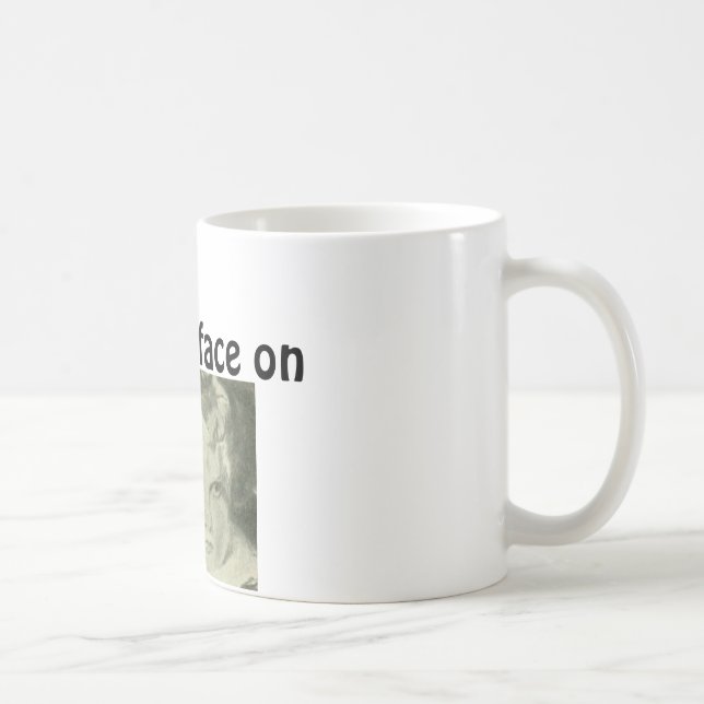 Game face on Quote Coffee Mug (Right)