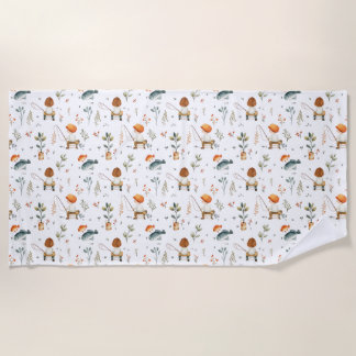 Game Fish Are Too Valuable To Be Caught Only Once Beach Towel