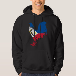 Game fowl Filipino  Philippines flag rooster Gamef Hoodie