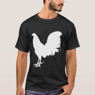 Game Fowl Gallegos Rooster Chicken Gamefowl White T-Shirt