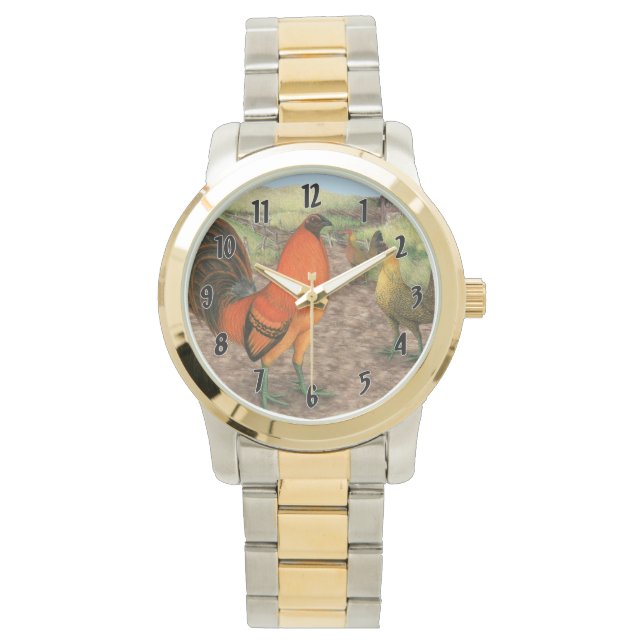 Game Fowl on the Farm Watch (Front)