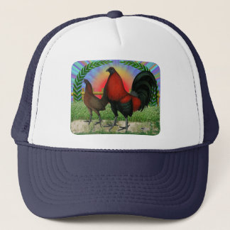 Game Fowl Wreath Trucker Hat
